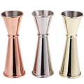304 Stainless Steel Custom Logo Personalized 30ml 60ml Golden Japanese Jigger for Bar