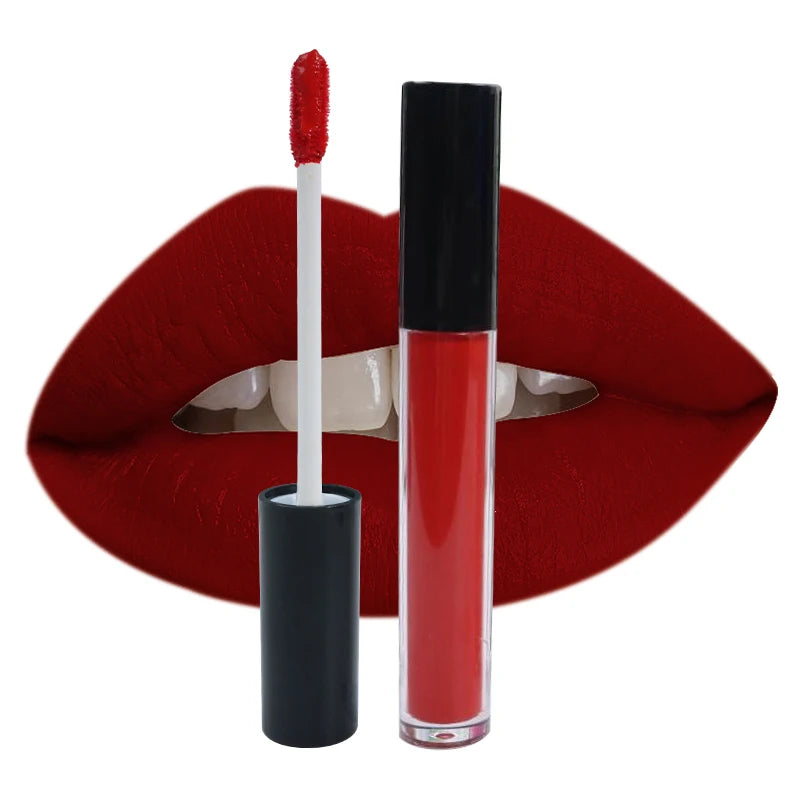Cosmetic Makeup Vegan Private Label Long Lasting Waterproof Liquid Matte Lipstick