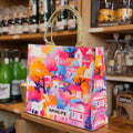 RTS Eco-Friendly Durable PP Woven Fabric Shopping Bag Reusable Recyclable Waterproof Lamination Tote Bag for Convenient Shopping