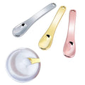 2024 Private Label Korean Makeup Spatula 6" Gold Mini Metal Cosmetic Spoon for Eye Cream
