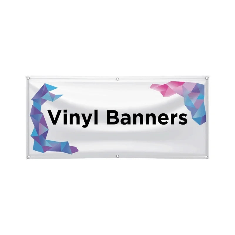 Custom Vinyl Business Banner Full Color Company Vinyl Banner Indoor Outdoor with Grommets