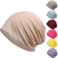 Summer Thin Hollow Breathable Lace Women Cotton Slouchy Baggy Hat Sleeping Chemo Cap Chunky Beanie for Women