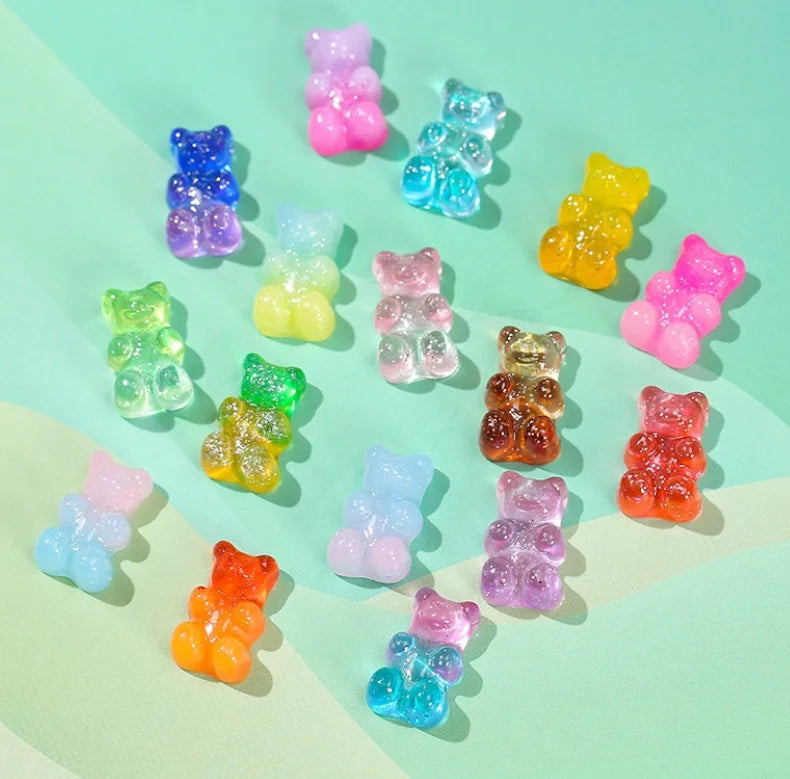 High Quality Gummy Bear Models Educational Assembly Toy Resin Accessories for Holiday Decoration.