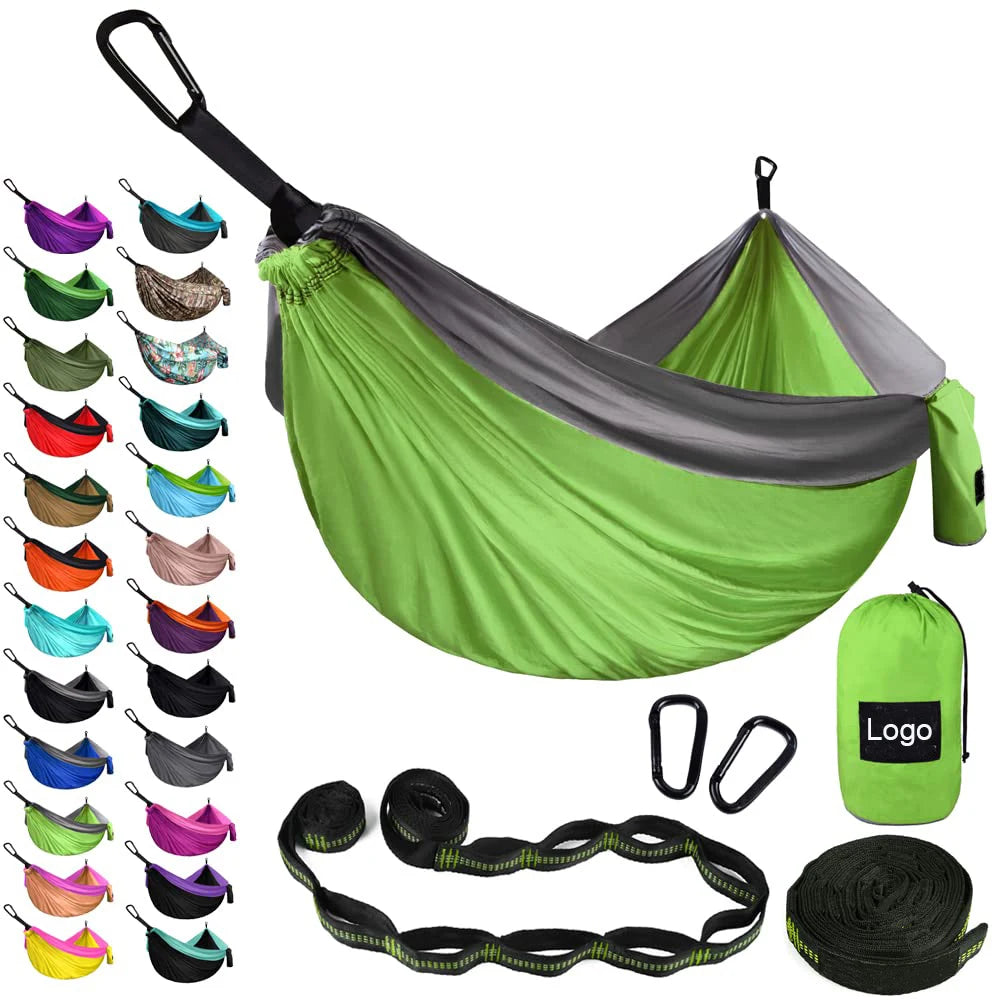 210T Nylon Ultralight Portable Swing Flat Hammock Haven Outdoor Camping Hiking Travel Backpacking Hamacas Tent