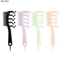 Wanmei Woman Handle Dye Hair Modelling Hair Partition Shaped Distribution  Z Plastic Comb