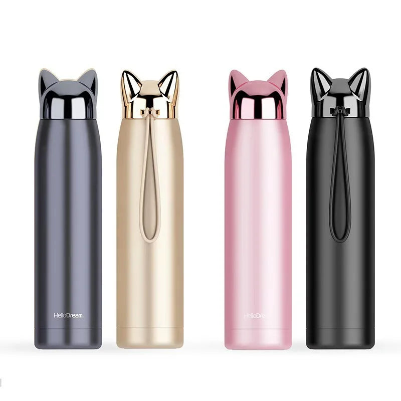 Hot Sale fox Shape Double Wall Thermo Flask Portable Sport Bottle