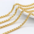 Wholesale 14K Gold Fashion Metal Style Hollow Thick Stainless Steel Chain Personality Flower Basket Chain for Hip Hop Necklace