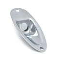 Replacement for Strat Stratocaster Electric Guitar Jack Plate 6.35mm 1/4" Boat Shaped Audio Connector Socket Panel