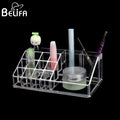 Belifa China Wholesale Cheap Acrylic Organizer Lipstick Display Stand Cosmetic Holder