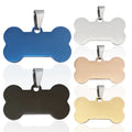 Gift Cute Personalized Men Gold Blank Laser Round Stainless Steel Metal Custom Pet Id Dog Name Tag