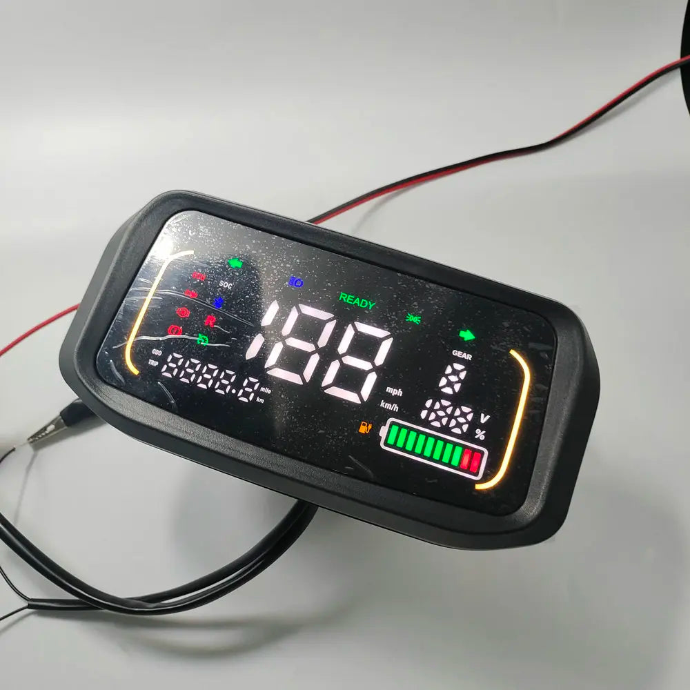 Electric Bicycle DASHBOARD Scooter Display EBIKE Speed Meter 48V60V72V General Instrument MOTORBIKE Tricycle CONVERSION PART
