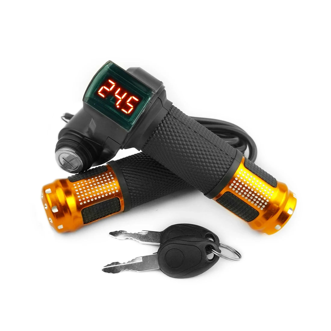 12V-96V Electric Bike Scooter LED Display Lock Key Indicator Gas Handle Throttle