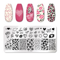 Customized Design Stamping Polish Plates Flower Christmas Nail Art Stamp Plates