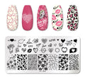 Customized Design Stamping Polish Plates Flower Christmas Nail Art Stamp Plates