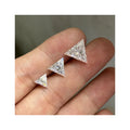 VVS1 GH Moissanite Stones Excellent Cut 5mm-9mm GRA VVS1 Clariry White Triangle Cut Moissanite Diamond Loose Gemstones