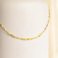Lazer a Personnaliser Les Collier Paperclip Chain Collier Pour Maman Custom Necklace with Name Mini Charm Bar for Necklace