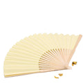 Tailai Wholesale Cute Wooden Folding Bamboo Hand Fan With Pouch Chinese Folding Fans Silk Veil Fans