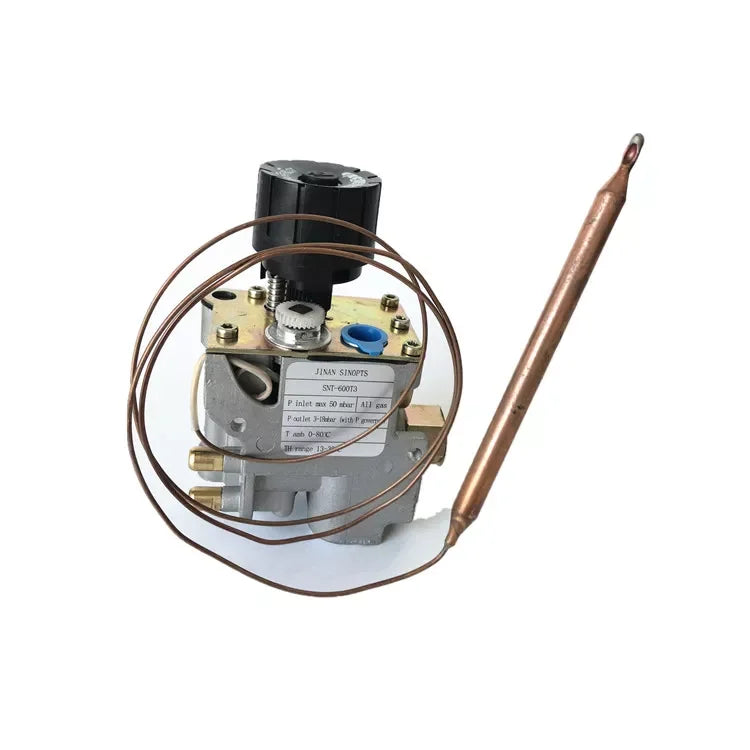 Thermostatic Gas Control Valve 13-38 Degrees with Temperature Sensor for Gas Fryer