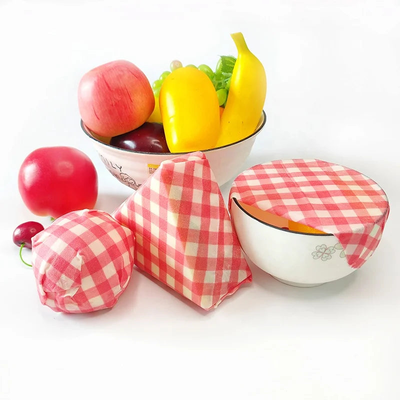 BSCI Factory Nature Bee Bees Wax Food Wrap Organic Beeswax Wrap Stripe