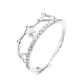 925 Sterling Silver Ring Female Star Shaped Design Fashion Jewelry Anniversary Gift Ring