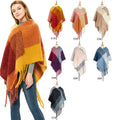 Long Tassel Woven Winter Scarf Shawl Ladies Poncho Thick Circle Yarn Landfond Women Adult Classic Latest Scarf Designs 10 Pcs