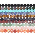 Wholesale Natural Stone Beads Carved Healing Crystal Stone Beads for Bracelets Necklace Making