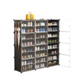 Plastic Modern Foldable Shoe Rack Soft Play Living Room Furniture Portable Shoe Cabinet Extendable Tool-free Assembly Home Hotel