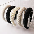 Hair Hoop Women Hairbands Sweet Headbands for Women Beaded Pearl Headbands Hair Accessories
