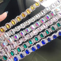 Fashion Colorful Rhinestone Trimming Popular Design Crystal Trimming for Dance Costume Accessories