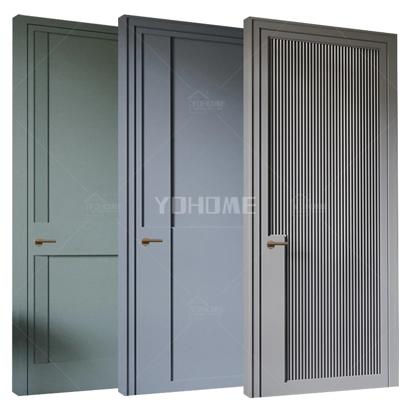 Guangdong Yohome Customized Hdf Interior Doors Inside Doors Interior Modern American Interior Doors With Frame