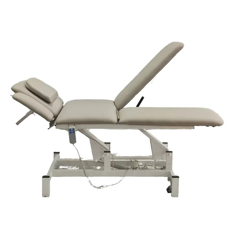 HICOMED Portable Modern PU Leather Beauty Salon Massage Physical Therapy Bed 2 Motor Electric Sturdy Frame Chinese Supplier MegaBDM