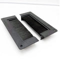 Industrial Grade 280 210 Rectangle Cable Brush Seal OEM Customizable Embedded Separated Raised Floor Grommet Bristle Material