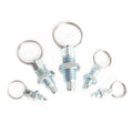 VCN217 Galvanized Steel Fastener Coarse Thread Spring Retractable Pull Ring Indexing Plunger