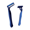 D334L Shaving Factory Triple Blade Disposable Men's Shaving razor with Rubber Grip