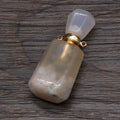 Hongzhuo Bulk Cherry Blossoms Agate Jewelry Aromatherapy Necklace Luxury Perfume Bottle Necklaces