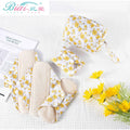 Washable 5Pcs/Set Reusable Organic Feminine Menstrual Period Pads Cotton Mesh Fabric Lining Suit Sanitary Pads (4Pcs Pad +1Bag)