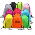Custom Printed Logo Factory Candy Snack Storage Bulk Cinch Goodie Bags Traveling Drawstring Backpack Custom Rucksack Bag