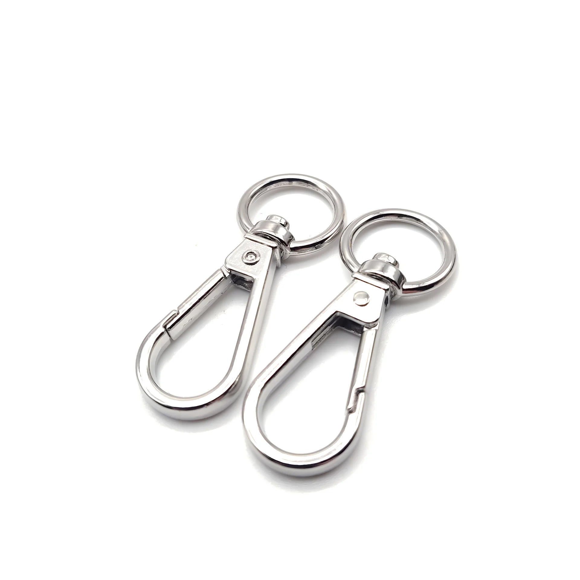 18mm*49mmSwivel Metal Key Chain Hook Spring Snap Hook for Handbag Metal Accessories for Leather Metal Bag Clasp Purse Hardware