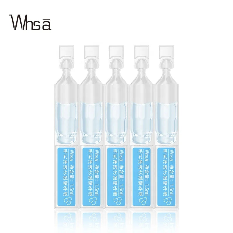 Private Label WHSA Pore Clear Secondary Throw Essence  for Face Moisturizing and Hydrating Care