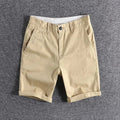 2022 Summer Men's Khaki Chino Shorts Factory Wholesale Custom Mid Waist Casual Shorts Anti-Wrinkle Nonwoven Weaving Method