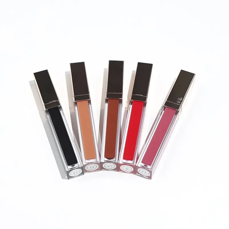 Vegan Private Label Customized 31 Colors Waterproof Long Lasting Matte Liquid Lipstick Non Stick Lipstick