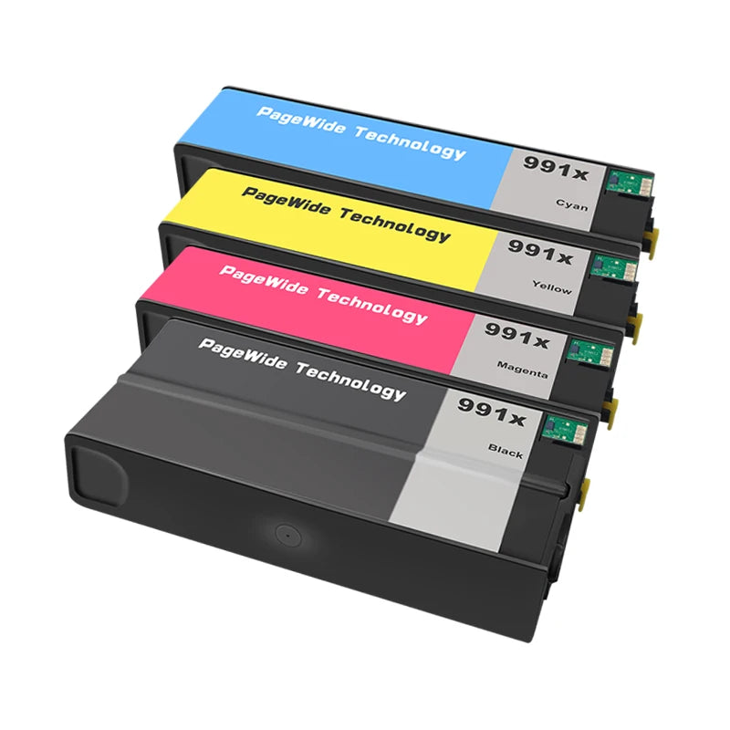 Ocbestjet 991 991XL 991A Remanufactured Ink Cartridge for HP 991XC PageWide 755dn (4PZ47A) Printer