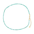 Unisex Super Fine Bead Natural Stone Clavicle Chain Necklaces for Women Men