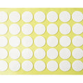 Custom Double Sided Heat-Resistant PP Adhesive Tape Pressure Sensitive Die Cut Circles Dots Pads Stickers Waterproof