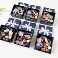 Wholesale Assorted Natural Gemstone 7 Chakra Stone Bracelets Pendants Tumble Healing Stones Crystal Gift Box 7 Chakra Set