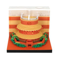 Creative Paper Cut 2026 New Product Christmas Holiday Gift Konoha Village Diy Layered Paper 3D Memo Pad With Acrylic Pen Holder