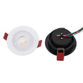 Benory 24V Ceiling Spot 12W 68mm RGBW Leuchte Loxone PWM KNX Tuya Control Recessed Led Downlights DALI DT8 RGBCCT Smart Light