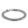 Wholesale Simple Basic Stackable Strap Accessories Stainless Steel Bracelet Multi-size Silver Chain Bracelet to My Son