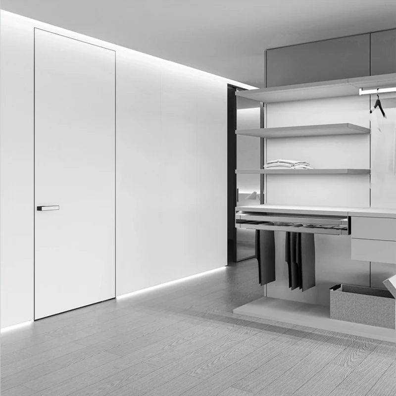 Wish Custom Interior Wooden Doors Hinges Invisible Door Wooden Concealed Flush Invisible Frameless Door