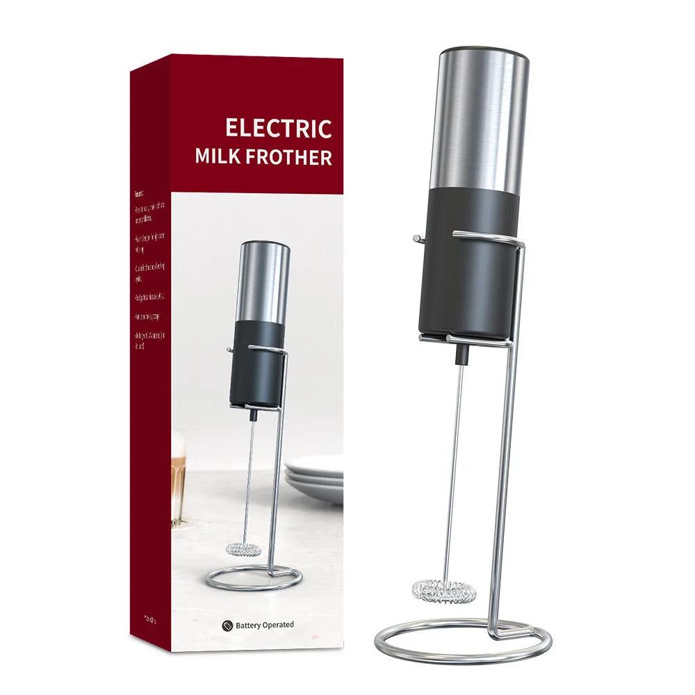 Wholesale Powerful Handheld Milk Frother Automatic Electric Whisk Mini Blender Milk Foamer for Collagen Matcha Coffee